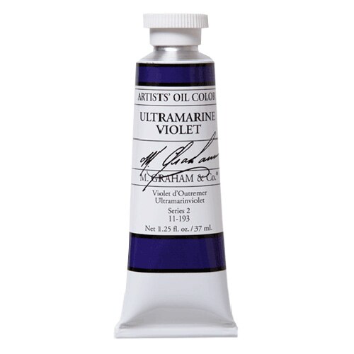 M. Graham & Co., Artists', Oil Paint, 1.25oz, Ultramarine Violet